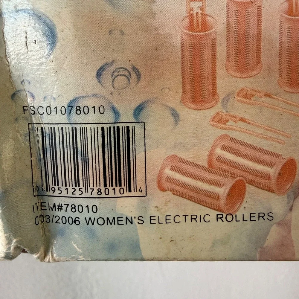 Vintage 2006 United Professional Hot Rollers Set Tested Working W/ Box + Bonus